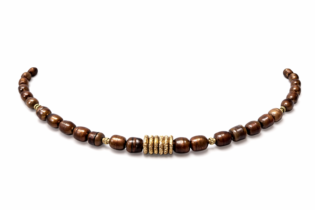 Bronze pearls Necklace