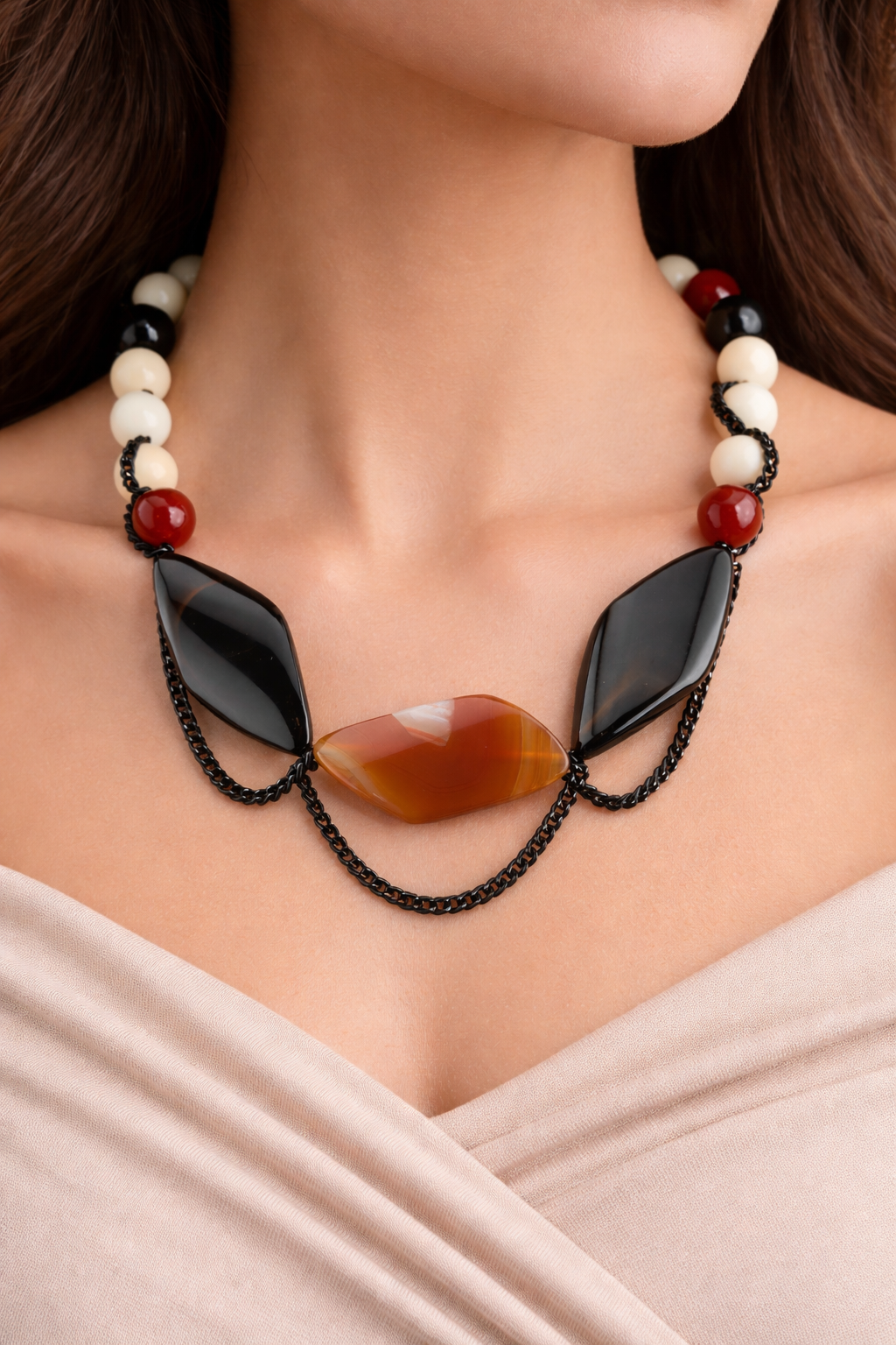 Shadow Flame Necklace