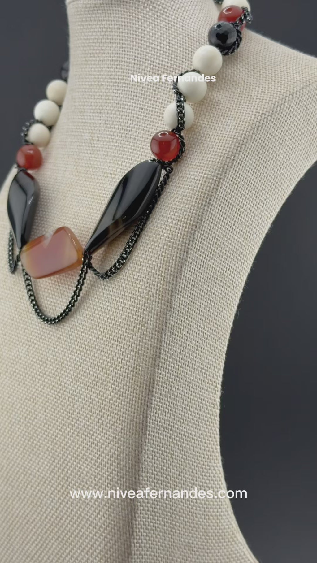 Shadow Flame Necklace